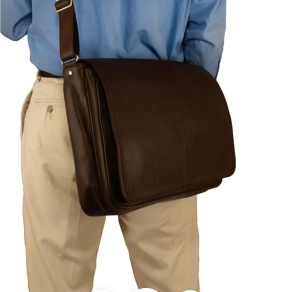Latico Yellowstone Laptop Messenger Bag - Picture 1 of 9